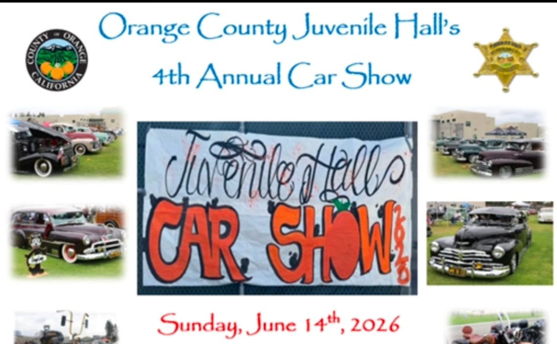 OC Juvenile Hall Car Show partial flyer June 2026